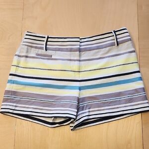 Loft- Striped Women's Shorts- Size 0